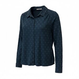 Boden green polka dot blouse, size 8